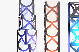 Stage Decor 11 Modular Wall Column