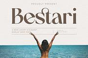Bestari - Display serif font, a Serif Font by Almeera Std (Thumbnail 1 of 7)