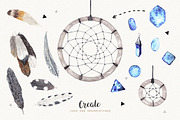 DREAMCATCHERS watercolor set, an Illustration by Natali Smolova (Thumbnail 6 of 7)