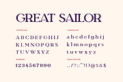 Great Sailor Serif Display Font, a Serif Font by UICreative (Thumbnail 5 of 5)