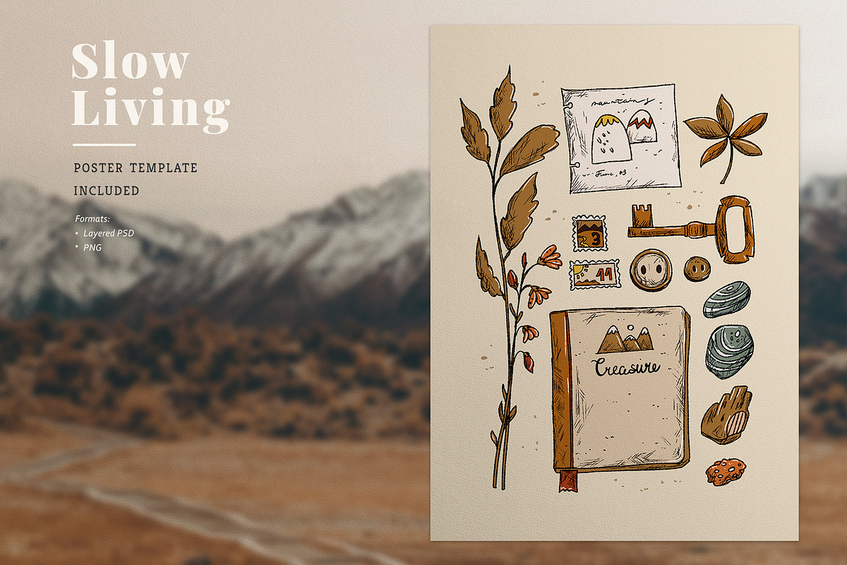 Slow Living & Outdoor Activities, a Person Illustration by Yeticrab (Photo 4 of 14)