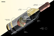 The wine creator - Bordeaux bottle, a Product Mockup by Mocku (Thumbnail 11 of 14)
