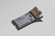 Ticket Mockup, an Advertising Mockup by Tahtagraphic (Thumbnail 3 of 6)