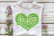 St Patricks Day Lucky Heart Png, an Illustration by CraftArtStudio (Thumbnail 3 of 4)