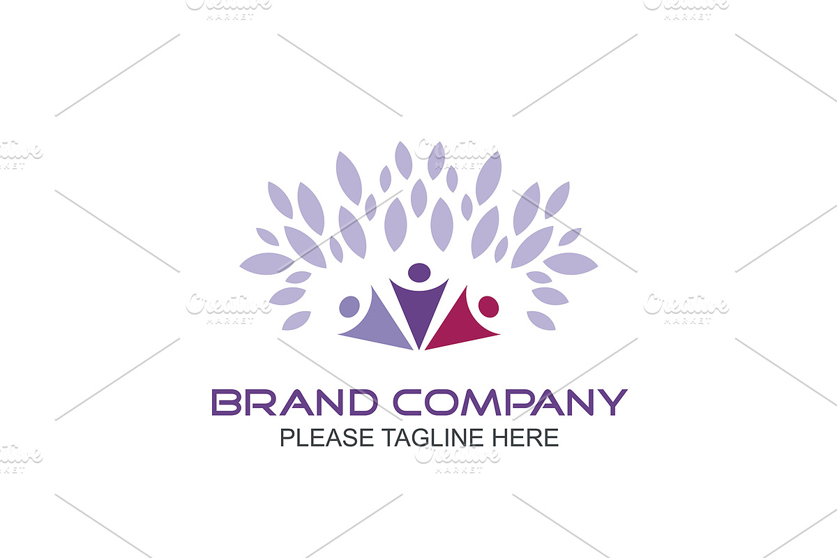 20 Logo Family Life Templates Bundle, a Branding & Logo Template by Friendesigns (Photo 13 of 21)