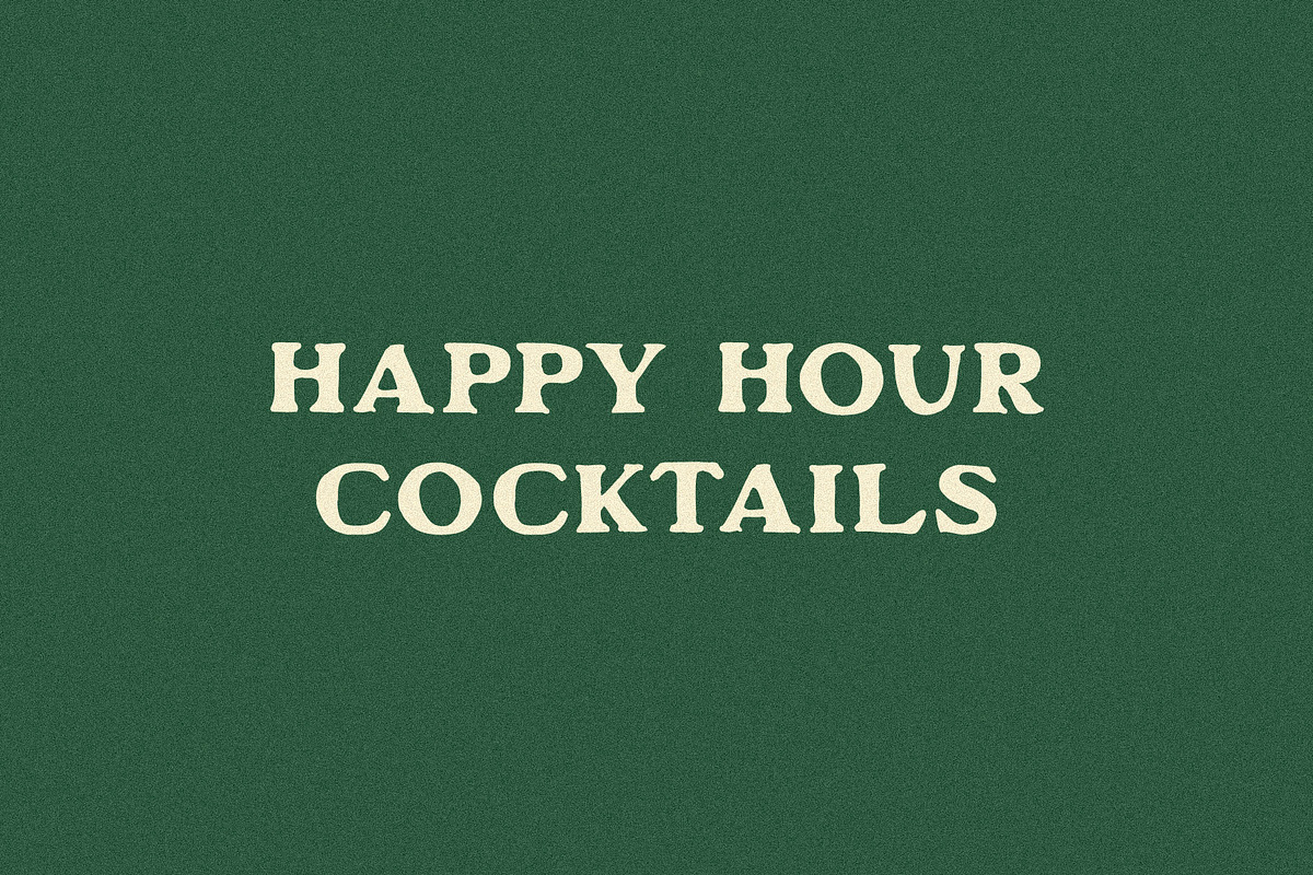 Bartender Typeface, a Handwritten Font by Taylor Penton (Photo 6 of 6)
