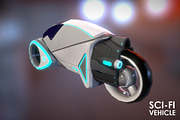 Sci-Fi Vehicle, a Cars & Vehicle 3D Model by Beatheart Creative Studio (Thumbnail 4 of 12)