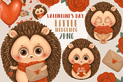 Valentine’s Day Hedgehog, an Illustration by designs.svkl (Thumbnail 1 of 4)
