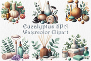 Eucalyptus Spa Clipart, a Healthcare Illustration by GalaDesign03 (Thumbnail 1 of 7)