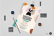 Women History Month Flyer Template, a Flyer Template by Aam360 (Thumbnail 3 of 3)