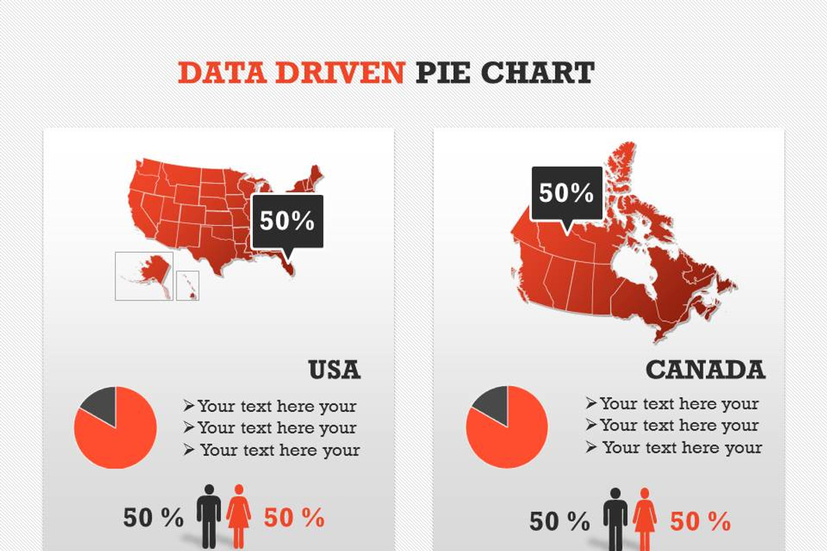 Maps P1 USA Canada, a Presentation Template by Yes Presentations (Photo 1 of 5)