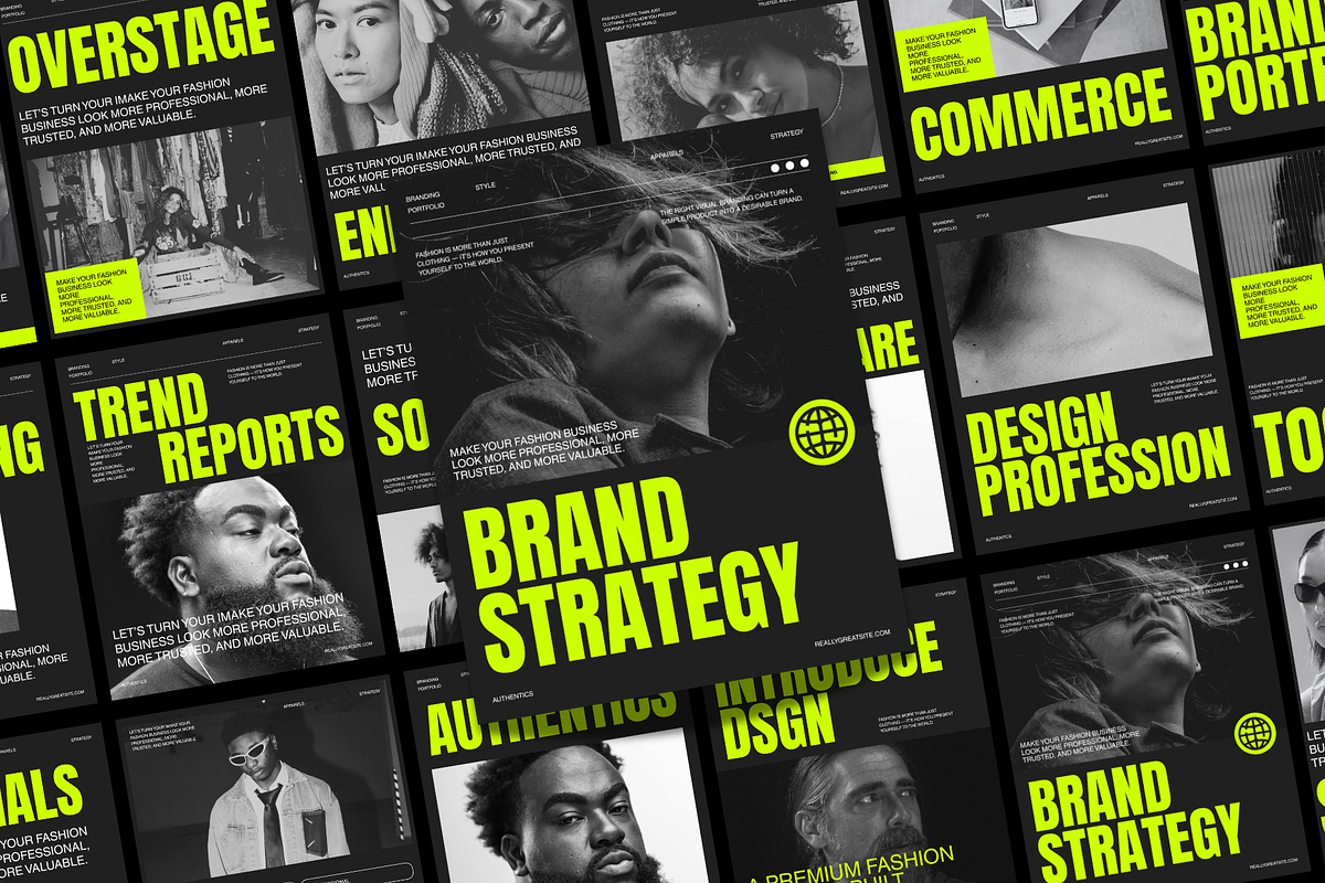 Brand Strategy Fashion Social Media, a Social Media Template by Creatorism (Photo 3 of 8)
