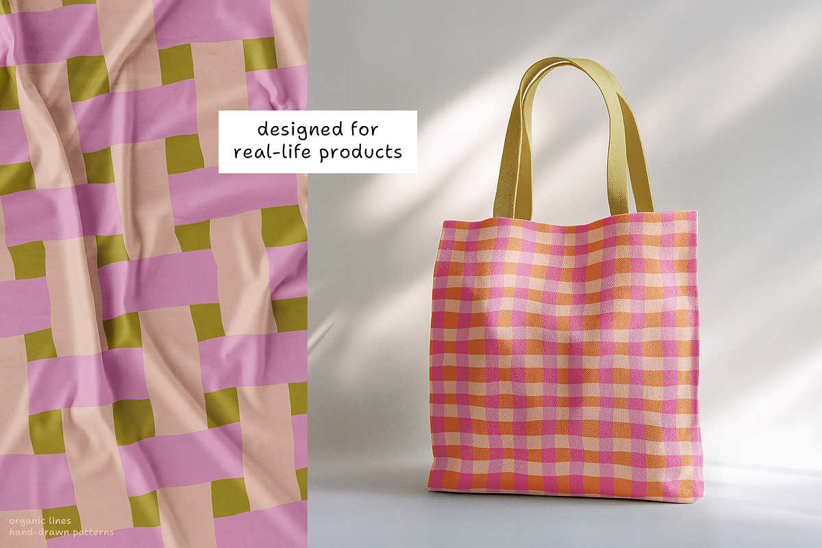 Organic Lines – Seamless Patterns, a Pattern Graphic by iliveinoctober (Photo 8 of 11)