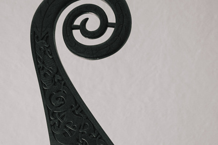 viking ship detail