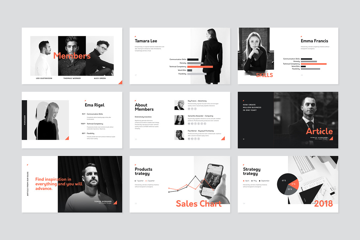 Corp Keynote Presentation Template, a Presentation Template by Goashape Studio (Photo 3 of 14)