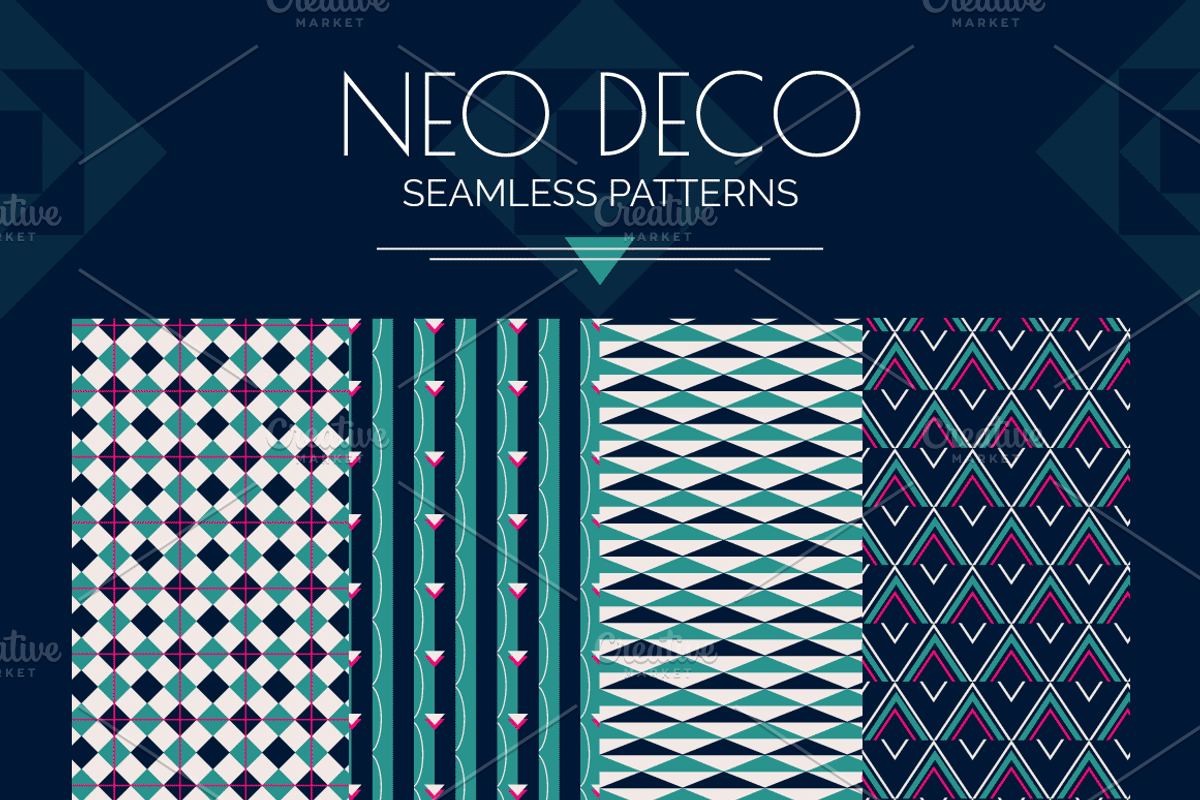 The Neo Deco Designer's Bundle, a Decorative Illustration by Wingsart Studio (Photo 4 of 4)