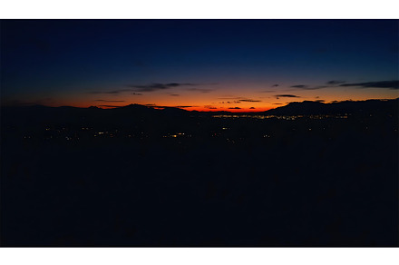 Gradient colorful sunset picture, a Wallpaper Graphic by Elen_Art