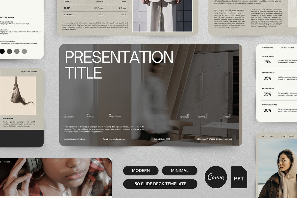 Lumina - Marketing Pitch Deck, a Presentation Template by Pani Temp. (Photo 2 of 14)