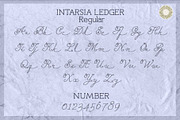 Intarsia Ledger - Artisan Script, a Script Font by Setara Langit CreativeStd (Thumbnail 12 of 14)