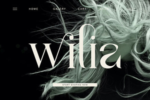 Vindea Ligature Serif Typeface