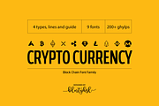 Cryptocurrency, a Symbol Font by BULENT YUKSEL (Thumbnail 2 of 20)