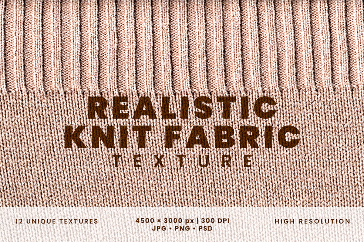 Realistic Knit Fabric Textures, a Texture Graphic by Ary_ngeblur (Photo 1 of 6)