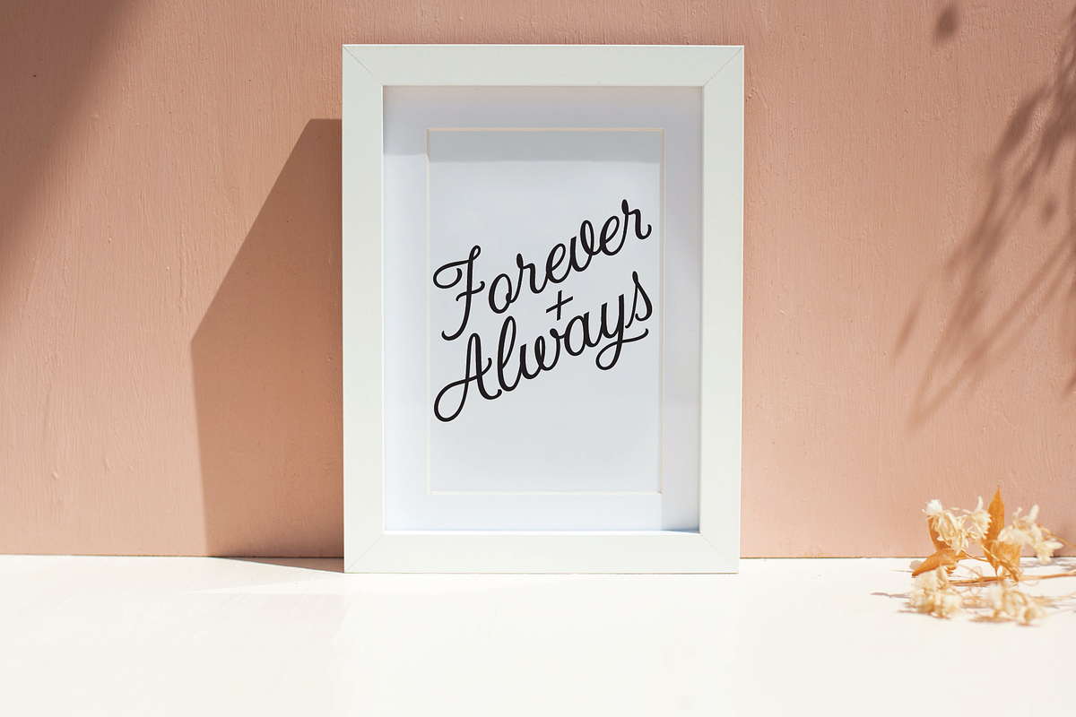 Lockhart- Romantic Script Font, a Script Font by Danielle Eneh (Photo 8 of 11)