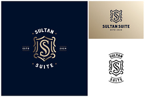 Letter S Luxury Golden Shield Logo, a Branding & Logo Template by Enola99d