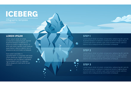 Iceberg Infographic Template