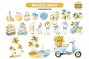 Watercolor Lemon Breeze Clipart, an Illustration by TatiMockup (Thumbnail 4 of 6)