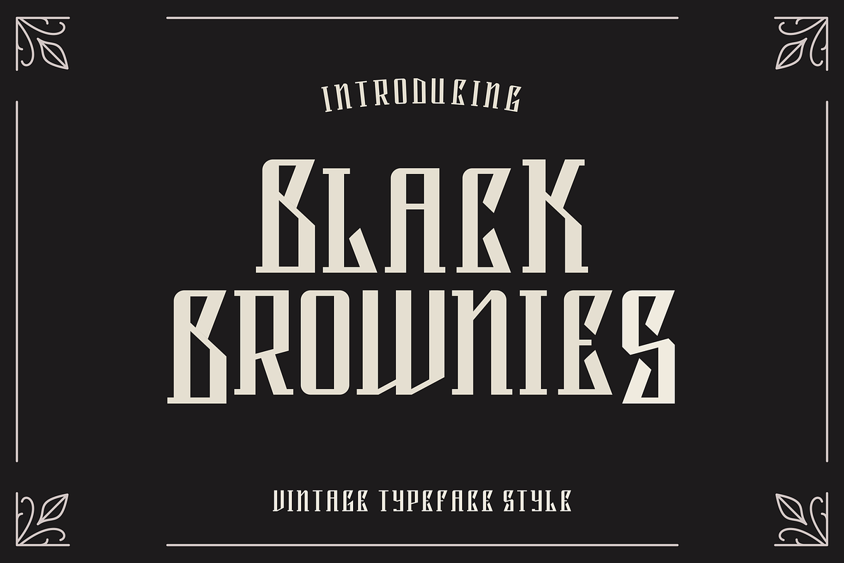 Black Brownies Font, a Serif Font by Onotype (Photo 1 of 6)