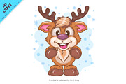 Set of Cartoon Animals 01. Clipart., an Animal Illustration by KENO Mascots (Thumbnail 2 of 7)