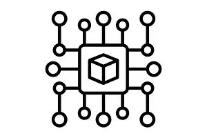 Cube Line Icon, an Icon by Pexelpy