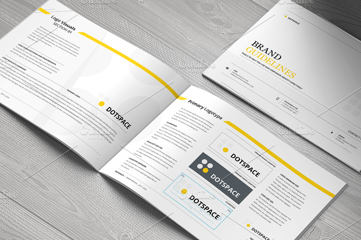 Brand Manual 30 Pages A4 / US Letter, a Brochure Template by Mastergfx (Photo 6 of 32)