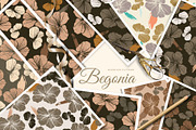 BEGONIA - Boho Seamless Pattern, a Pattern Graphic by Debby Blooms (Thumbnail 1 of 7)