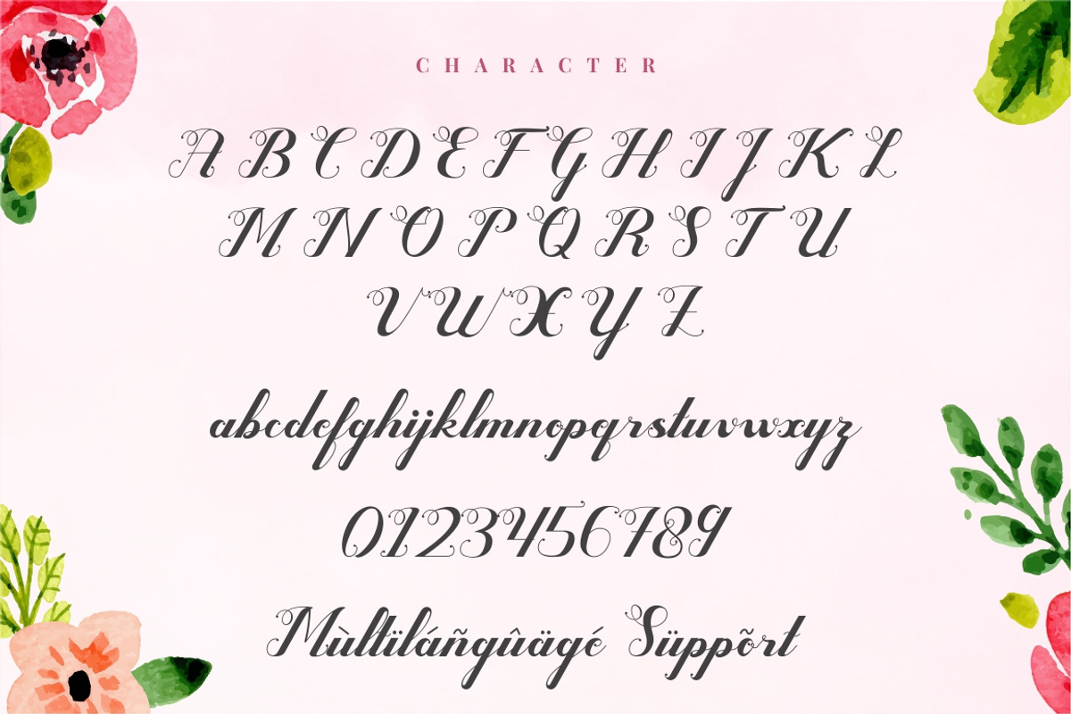 Valentijn - Romantic Font preview 8