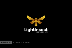 Light Insect Gradient Colorful Logo, a Branding & Logo Template by ivan_artnivora