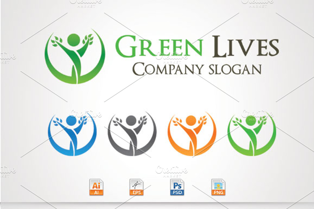 Green Lives, a Branding & Logo Template by stock6design (Photo 2 of 2)