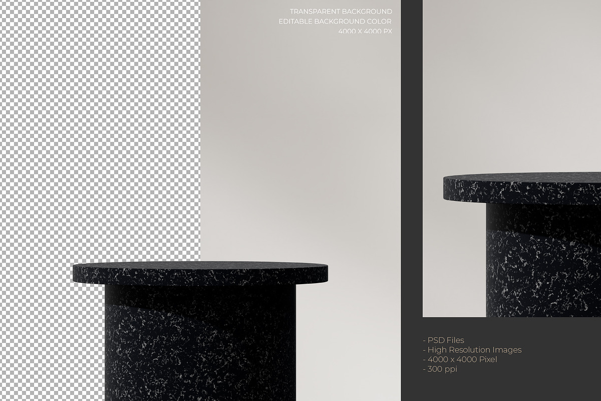 5 Podium with Transparent Background, a Background Graphic by faustudio (Photo 7 of 7)