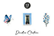 Chateau Clipart - Vintage Doodles, an Illustration by CreationArt (Thumbnail 7 of 7)