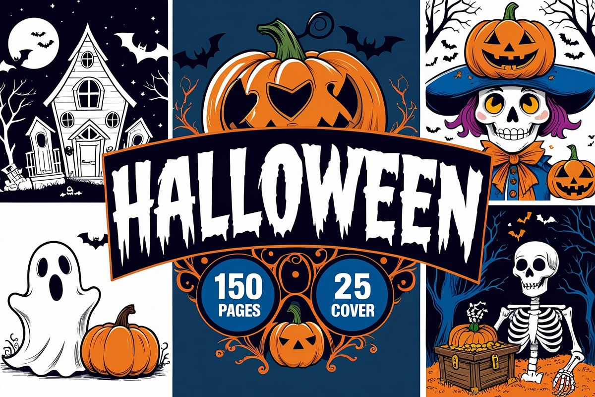Halloween Illustration Pack, an Illustration by Amazin_art (Photo 1 of 25)