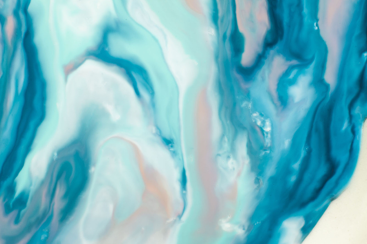 Aqua Modern Marble Ink Textures, a Texture Graphic by Fox & Bear (Photo 4 of 4)