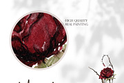 Watercolor Clipart - Haunted Rose, a Decorative Illustration by Beigetime (Thumbnail 2 of 12)