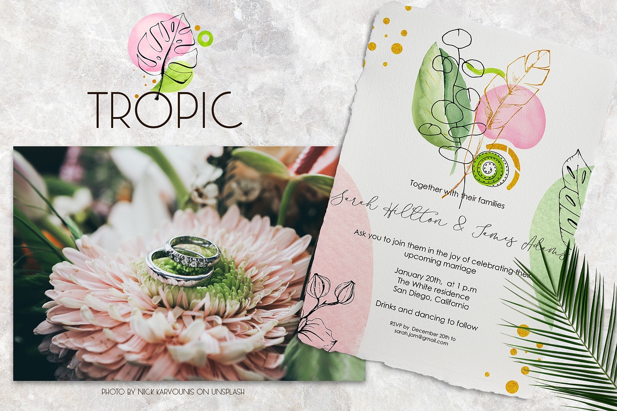 Tropical Line Abstract Art, an Object Graphic by Ana-Sakuta (Photo 2 of 20)