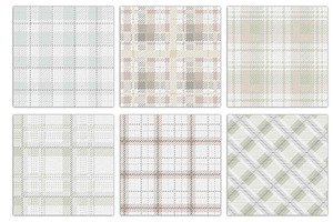 White Plaid Digital Paper