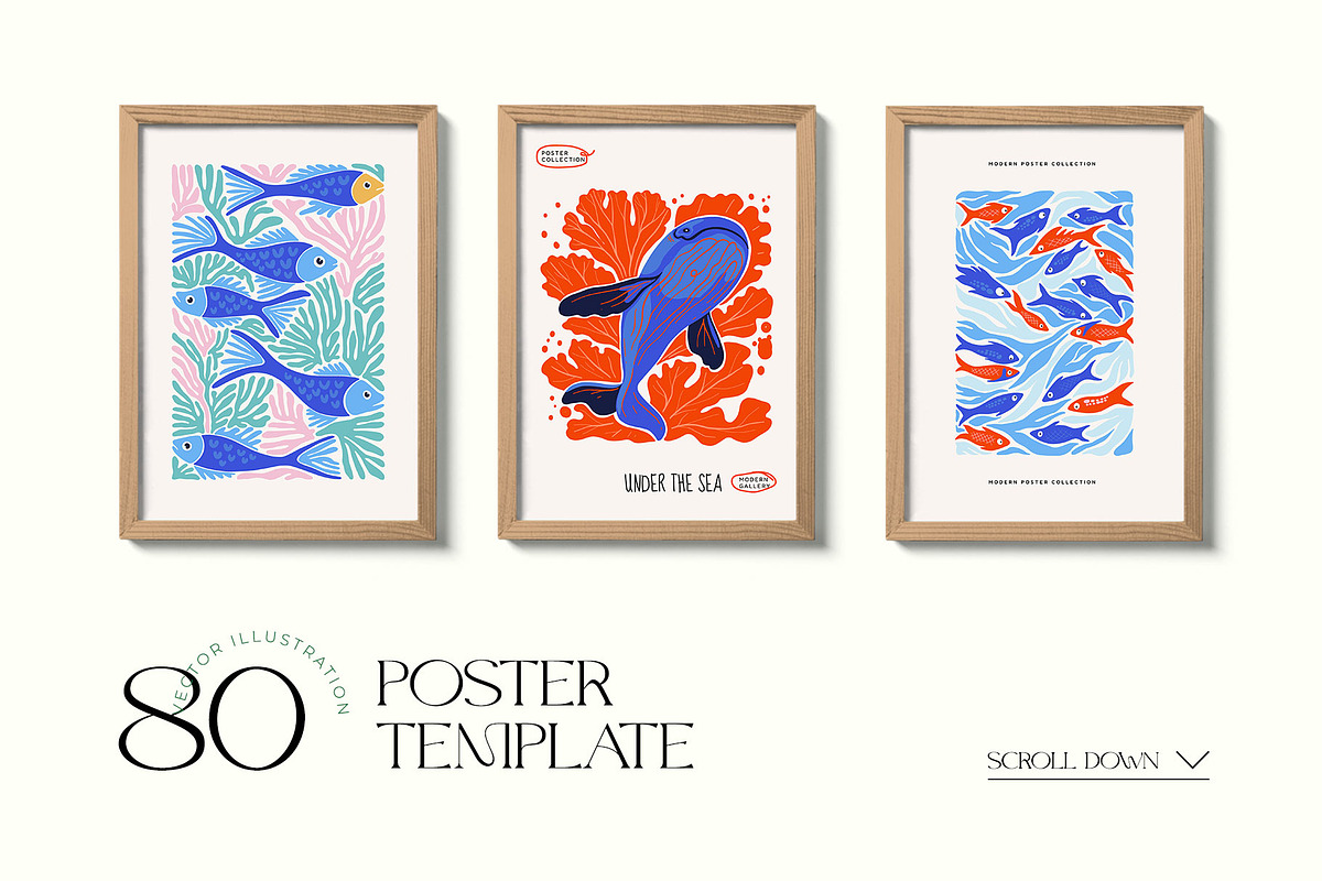 Modern Ocean | Wall Art Creatot, an Object Graphic by Leleka.Store (Photo 4 of 20)