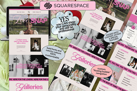 Squarespace Photography Website