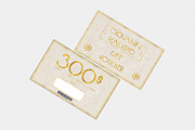 Stylish Gold Gift Voucher, a Card Template by Konakchiev (Thumbnail 2 of 3)