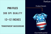4th of July Blue Baby Nursery PNG, an Illustration by SinaCreation (Thumbnail 4 of 5)