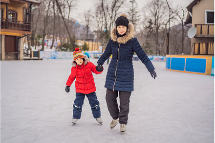 young mother teaching her little son, a Person Photo by Elizaveta Galitskaya